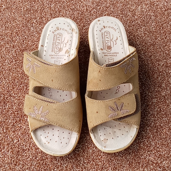 fly flot anatomic mule slipper mens